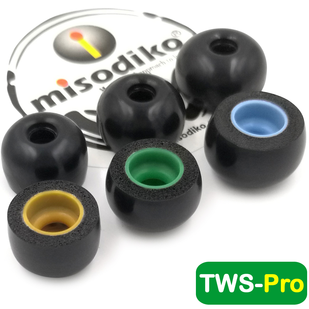 Wireless Earbuds Tws - Misodiko TWS-Pro bellek köpük kulak ipuçları