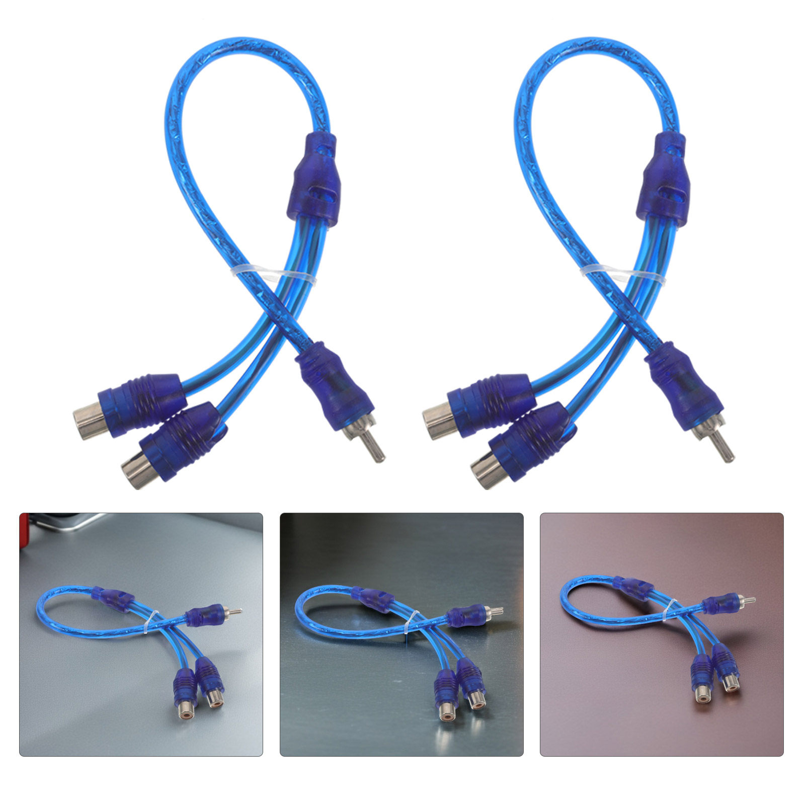 10 Adet RCA Y Splitter Kablosu - Audio Splitter Y incelemesi ve fiyatı