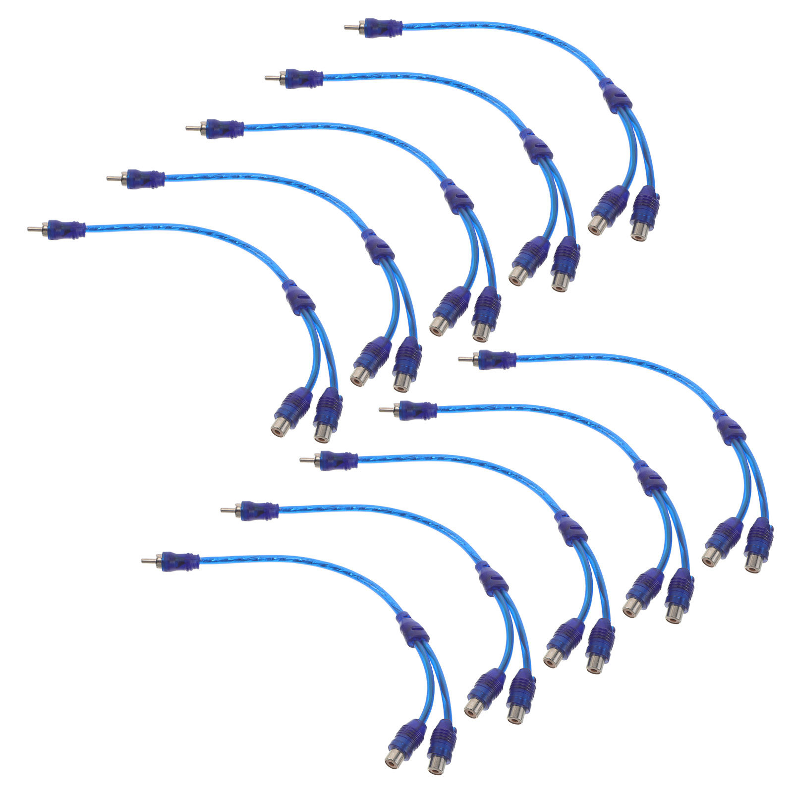 10 Adet RCA Y Splitter Kablosu - Audio Splitter Y incelemesi ve fiyatı