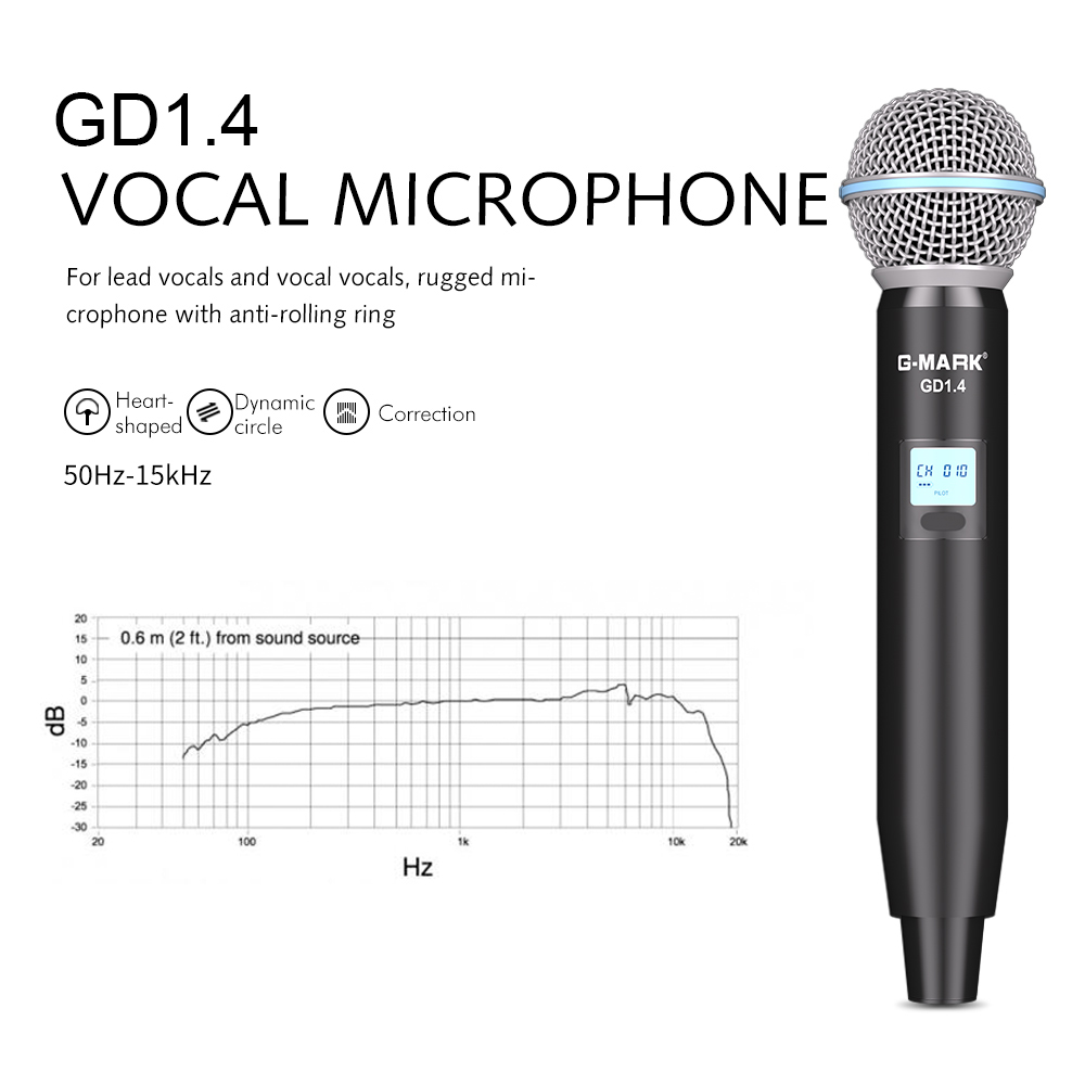 G-MARK GLXD4 Profesyonel UHF K - Shure Mic Sm7B incelemesi ve fiyatı