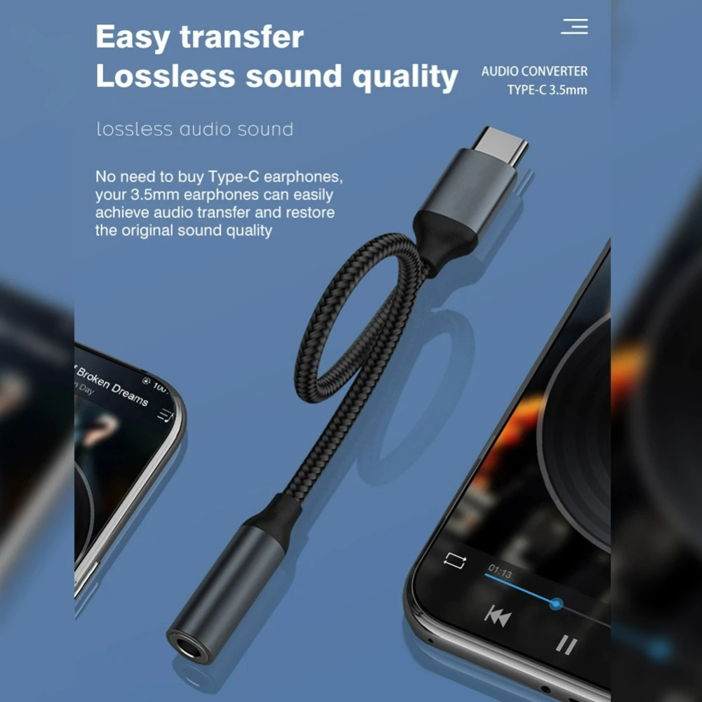 USB Tip C - 3.5mm Ses Adaptörü - Audiophile Headphone Wired incelemesi ve fiyatı